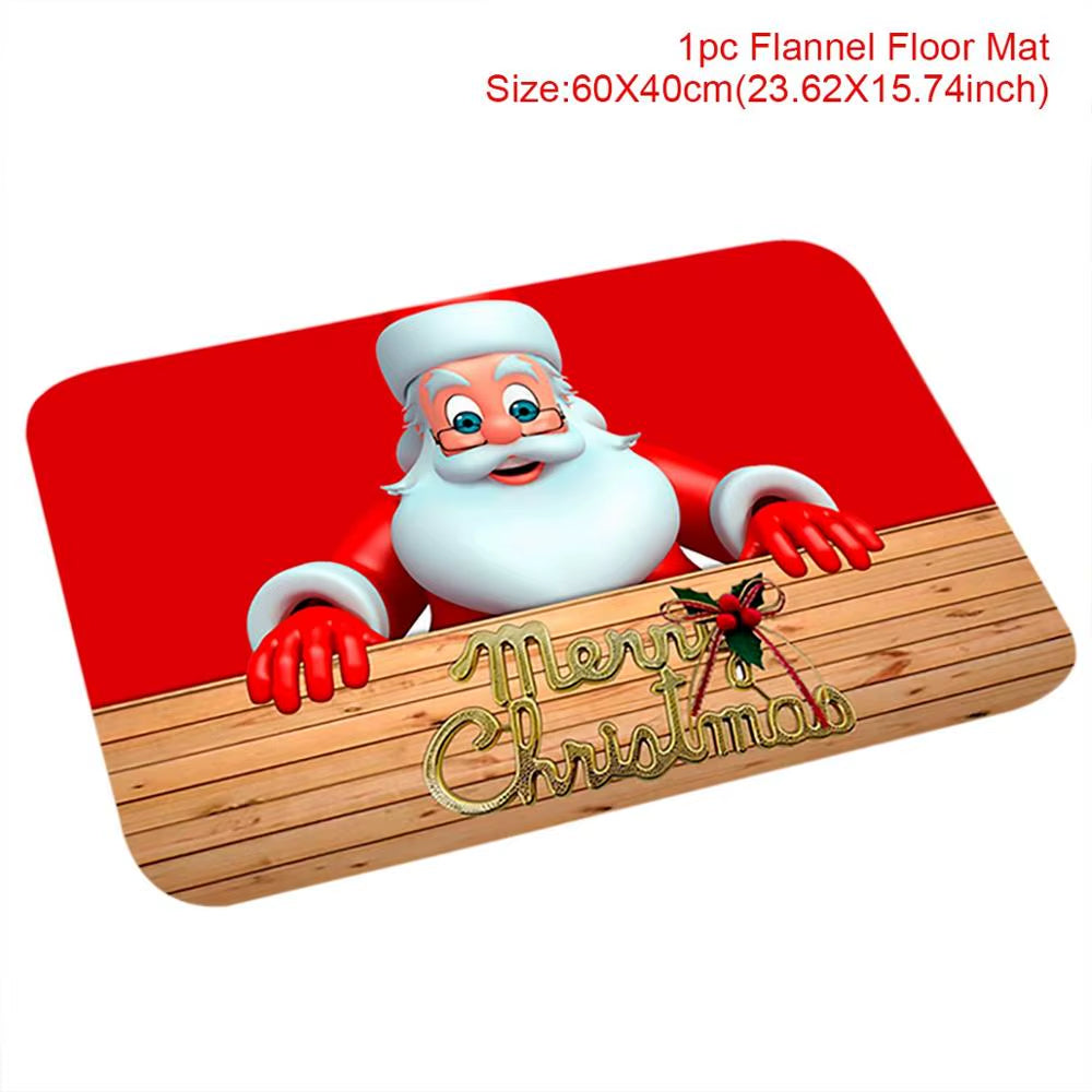2024 Merry Christmas Decoration for Home Christmas Carpet Xmas Decor Navidad Natal 2024 Christmas Ornament New Year 2025 Gifts
