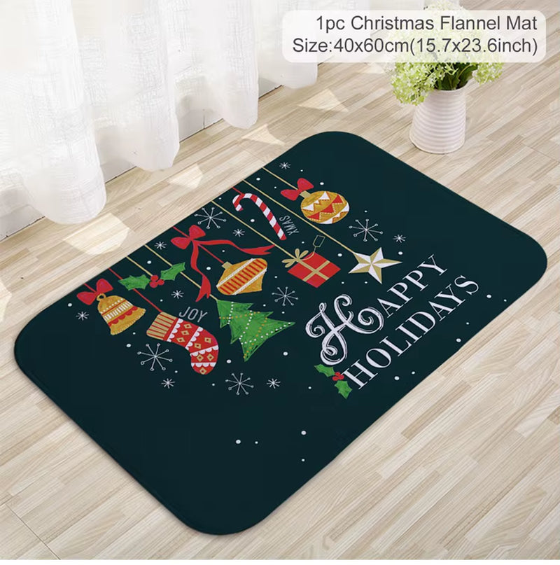 2024 Merry Christmas Decoration for Home Christmas Carpet Xmas Decor Navidad Natal 2024 Christmas Ornament New Year 2025 Gifts