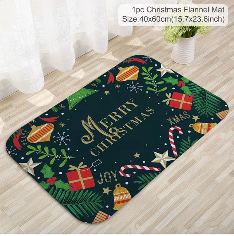 2024 Merry Christmas Decoration for Home Christmas Carpet Xmas Decor Navidad Natal 2024 Christmas Ornament New Year 2025 Gifts