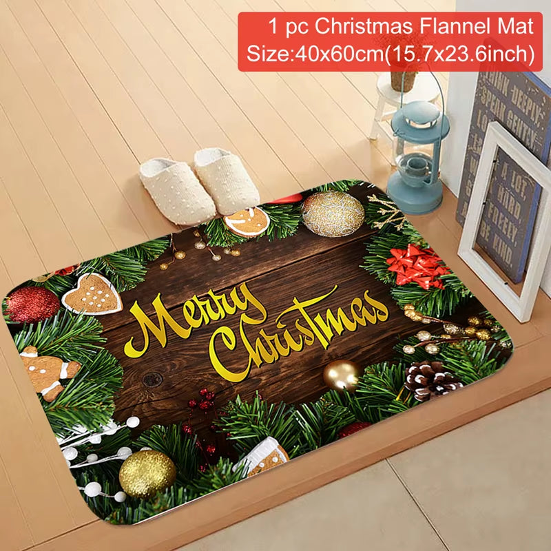 2024 Merry Christmas Decoration for Home Christmas Carpet Xmas Decor Navidad Natal 2024 Christmas Ornament New Year 2025 Gifts