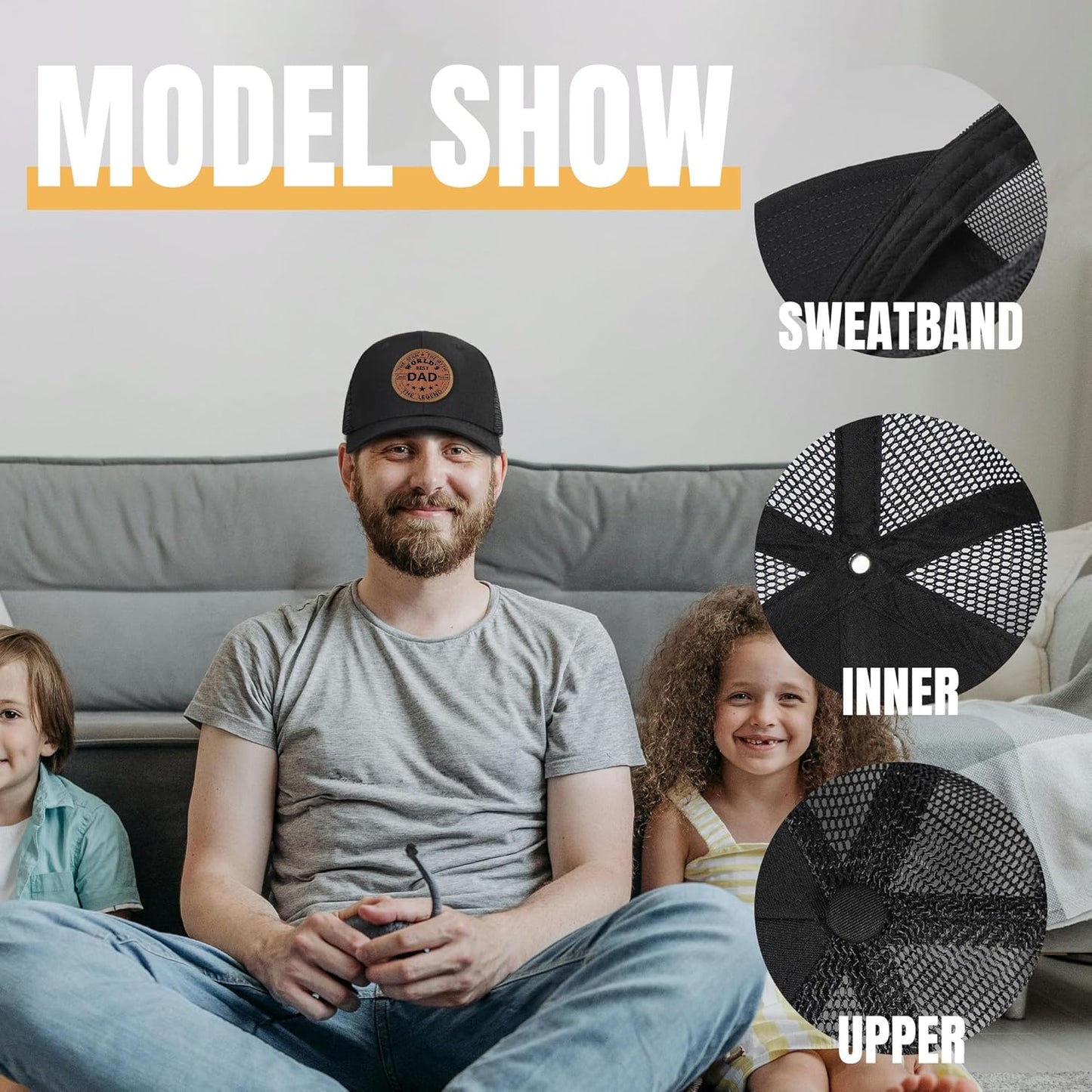Dad Gifts from Daughter Son Family for Men,Unique Fathers Day Hat Gift for Christmas Birthday