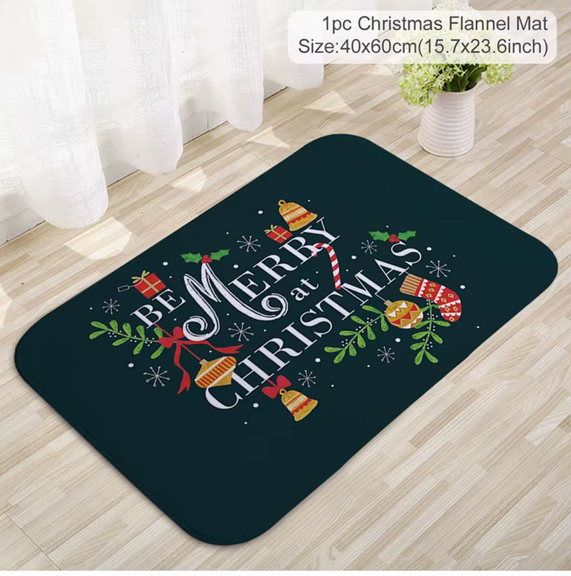 2024 Merry Christmas Decoration for Home Christmas Carpet Xmas Decor Navidad Natal 2024 Christmas Ornament New Year 2025 Gifts