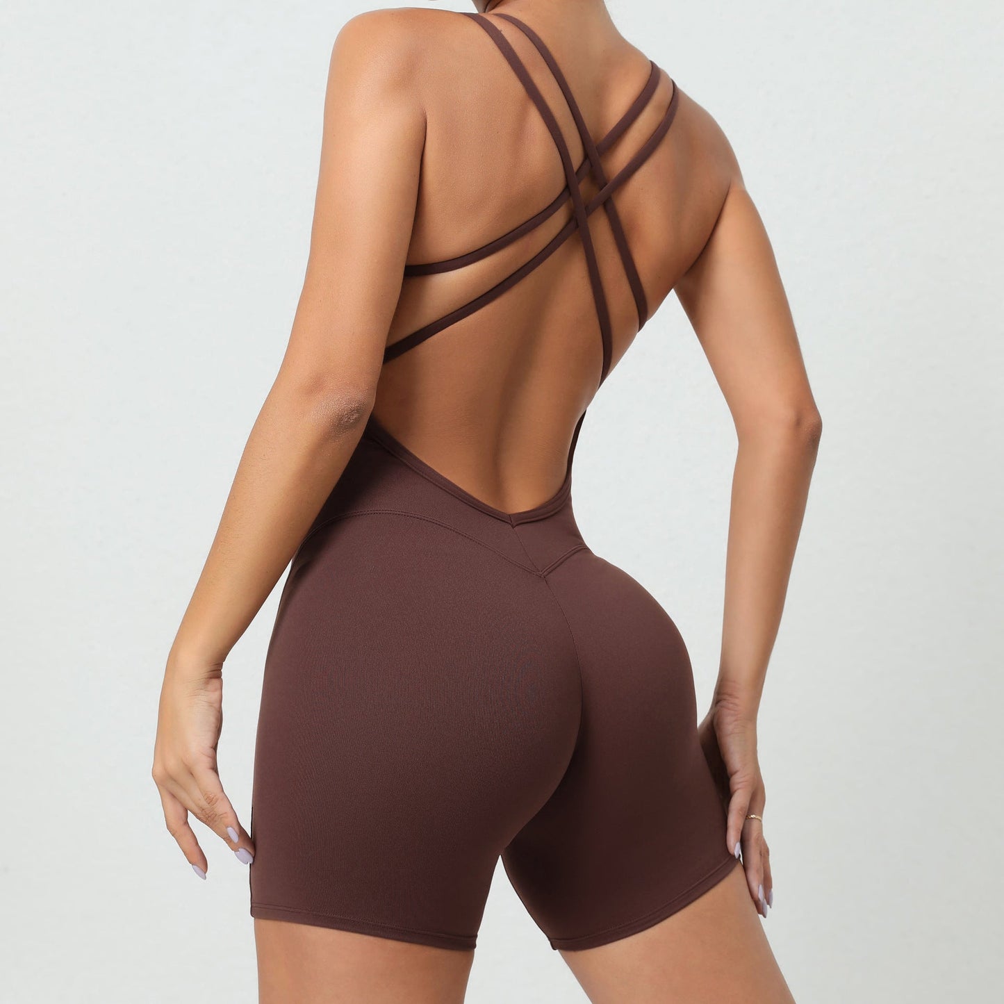 Sleeveless Sports Yoga Rompers
