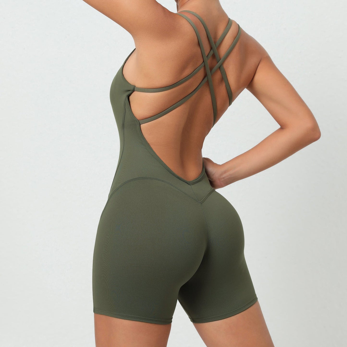 Sleeveless Sports Yoga Rompers