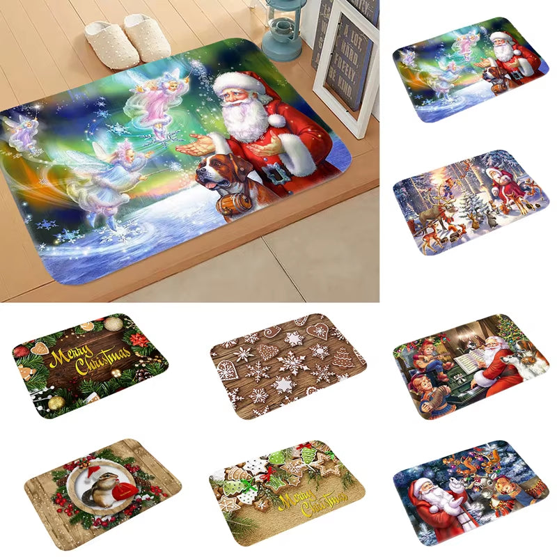 2024 Merry Christmas Decoration for Home Christmas Carpet Xmas Decor Navidad Natal 2024 Christmas Ornament New Year 2025 Gifts