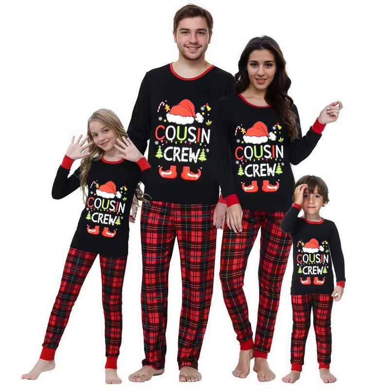 Christmas Pajamas Matching Sets Family Pajamas Set Adult Family Christmas Printing Costume for Women Men Pajamas Set