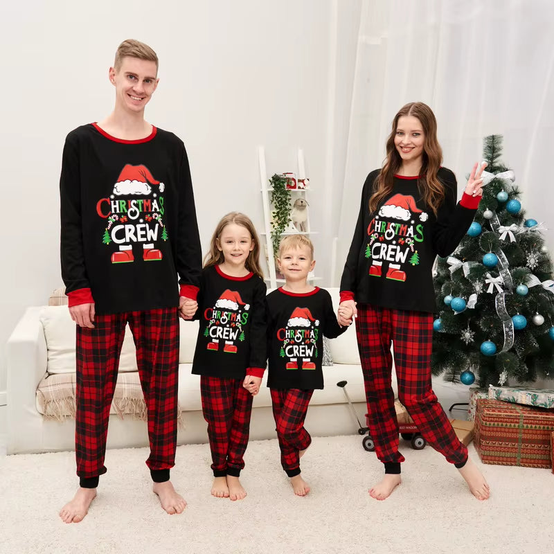 Christmas Pajamas Matching Sets Family Pajamas Set Adult Family Christmas Printing Costume for Women Men Pajamas Set