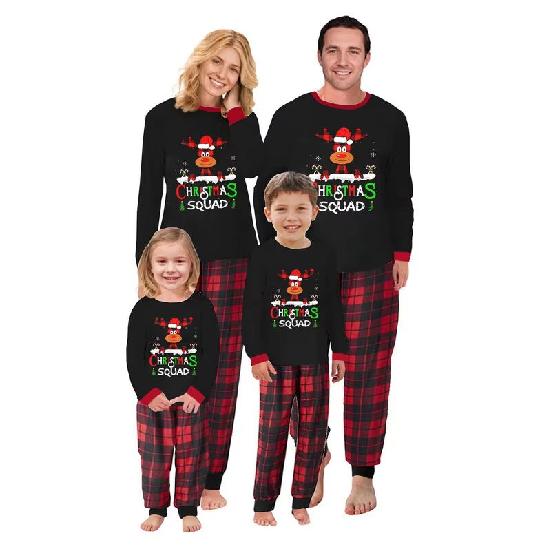 Christmas Pajamas Matching Sets Family Pajamas Set Adult Family Christmas Printing Costume for Women Men Pajamas Set