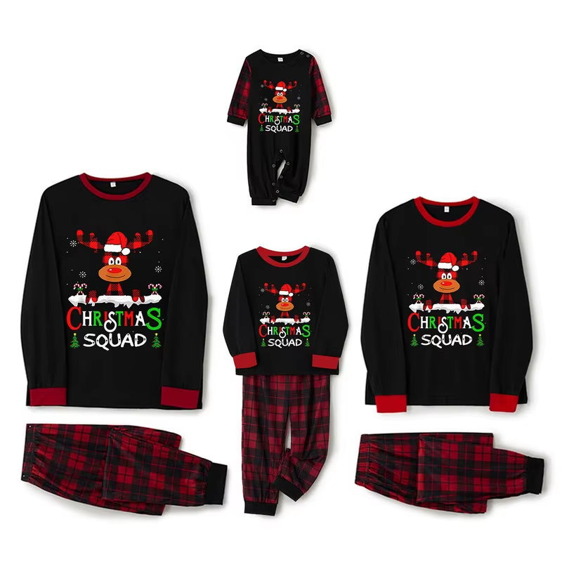 Christmas Pajamas Matching Sets Family Pajamas Set Adult Family Christmas Printing Costume for Women Men Pajamas Set