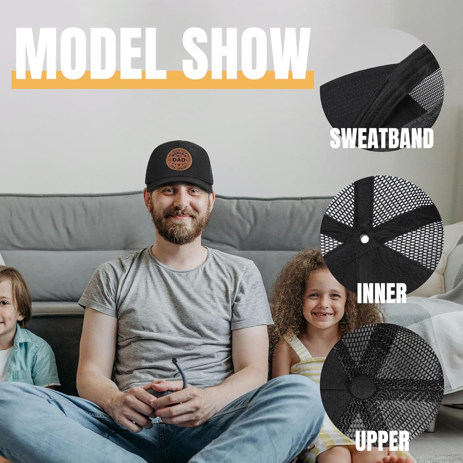 Dad Gifts from Daughter Son Family for Men,Unique Fathers Day Hat Gift for Christmas Birthday