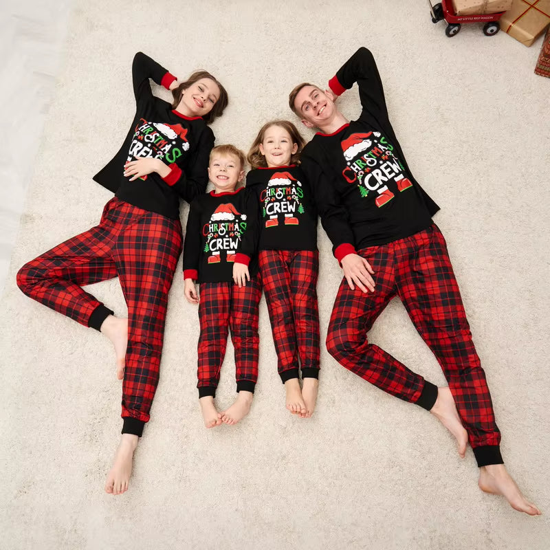 Christmas Pajamas Matching Sets Family Pajamas Set Adult Family Christmas Printing Costume for Women Men Pajamas Set