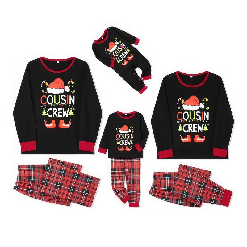 Christmas Pajamas Matching Sets Family Pajamas Set Adult Family Christmas Printing Costume for Women Men Pajamas Set