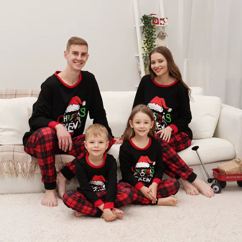Christmas Pajamas Matching Sets Family Pajamas Set Adult Family Christmas Printing Costume for Women Men Pajamas Set